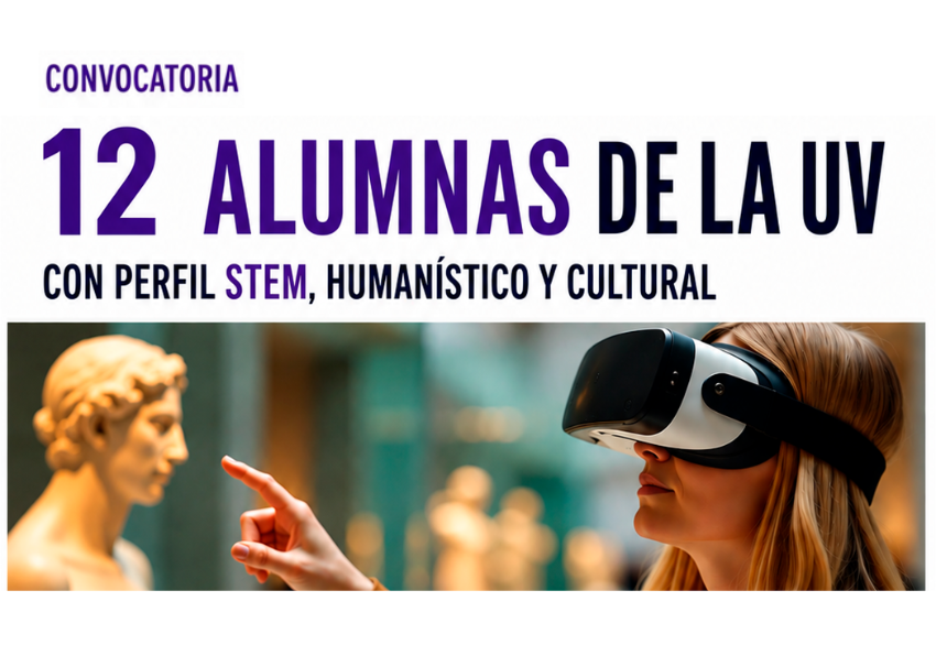 Imagen del evento:Convocatoria del proyecto CULT para seleccionar a 12 alumnas de la UV